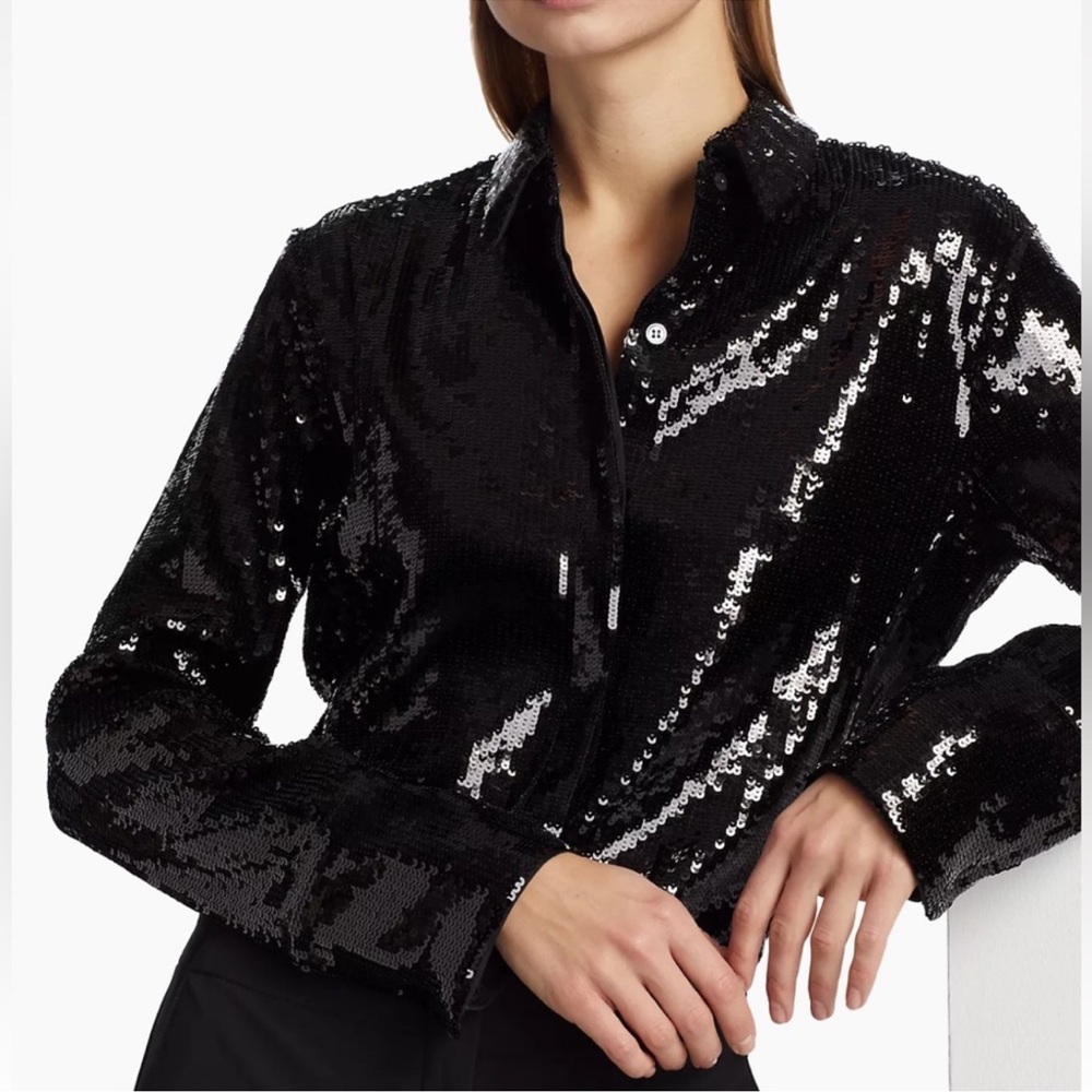 Theory
Sequin Buttoned Shirt
